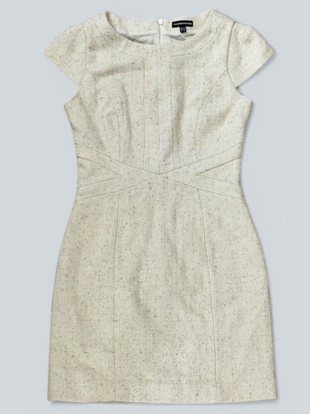 Warehouse Tweed Sheath Dress